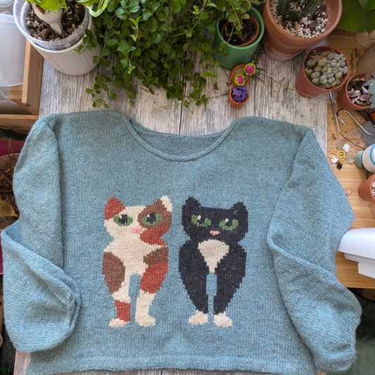The Cat Butt Sweater pattern - download