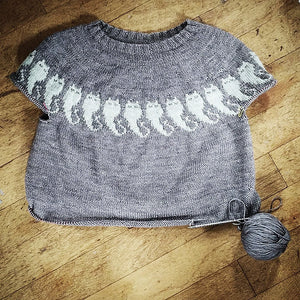 Ghostiecat sweater - printed pattern