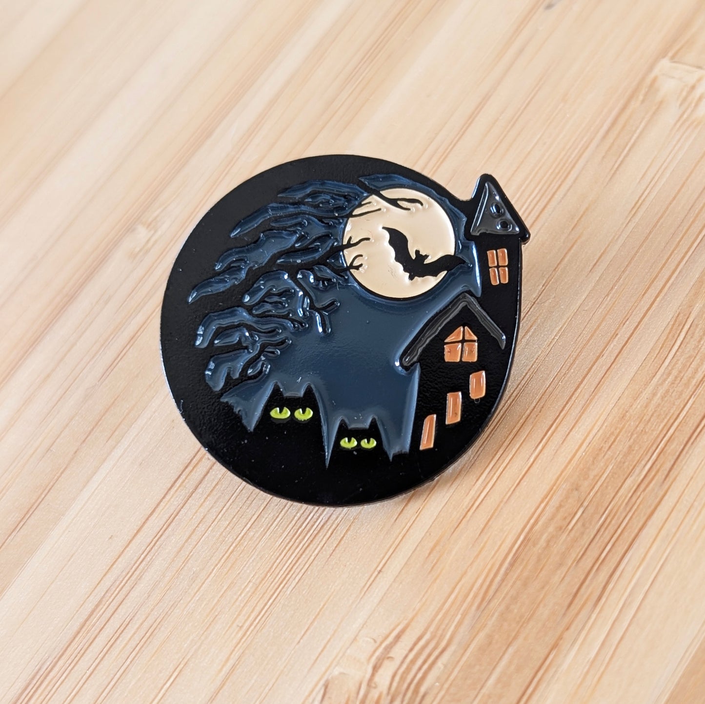 Spooky enamel pin