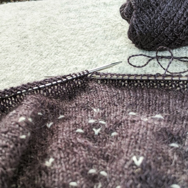 In The Night sweater - printed pattern