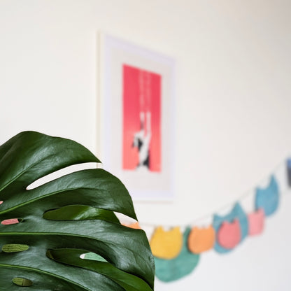 Cat Bunting - pattern download