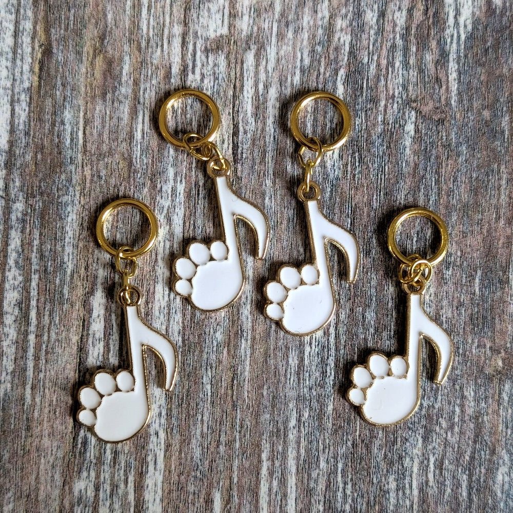 meowsical bean stitchmarkers