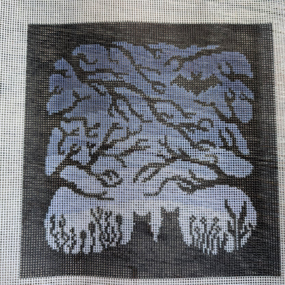 The Spooky Woods needlepoint kit