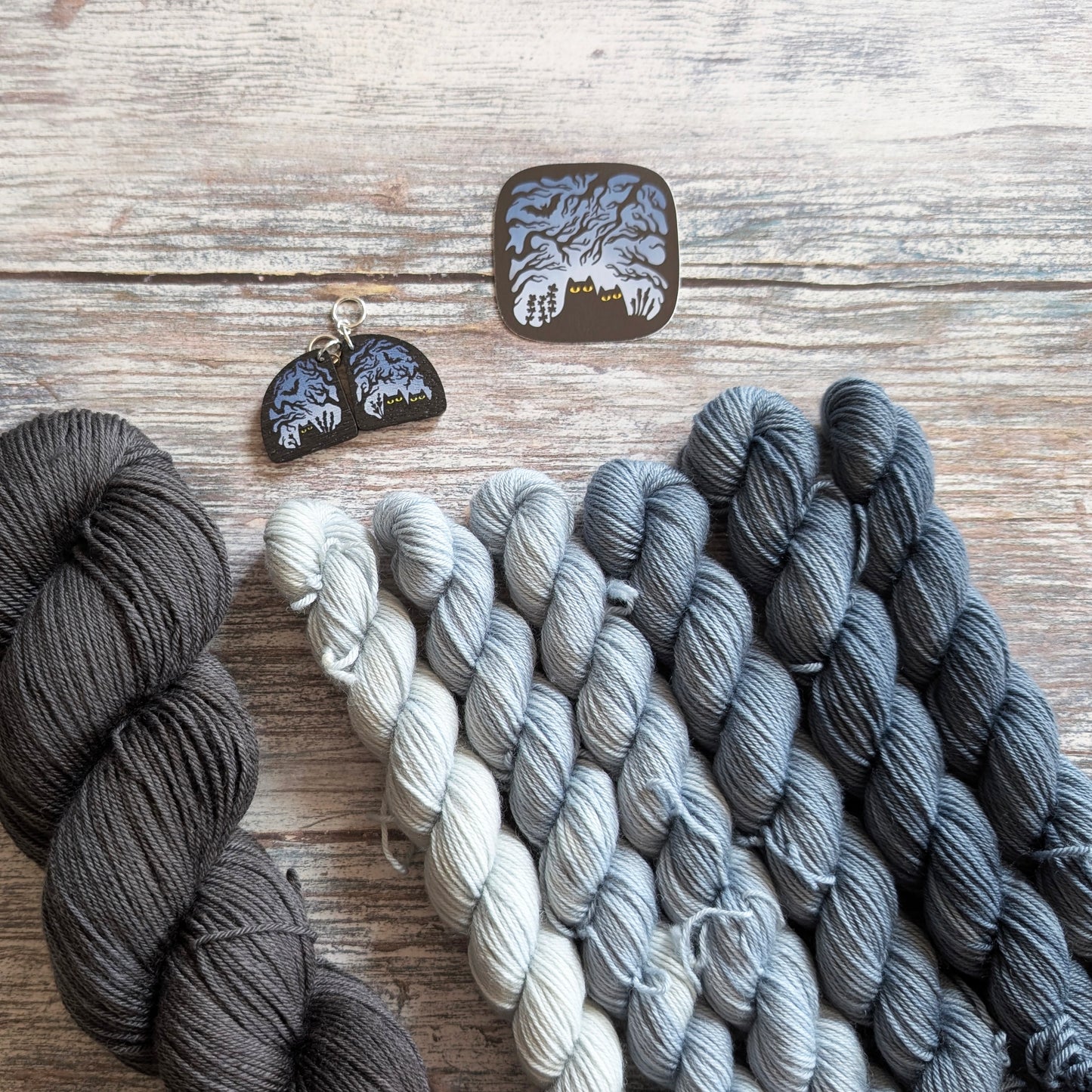 The Spooky Woods ultimate knitting kit