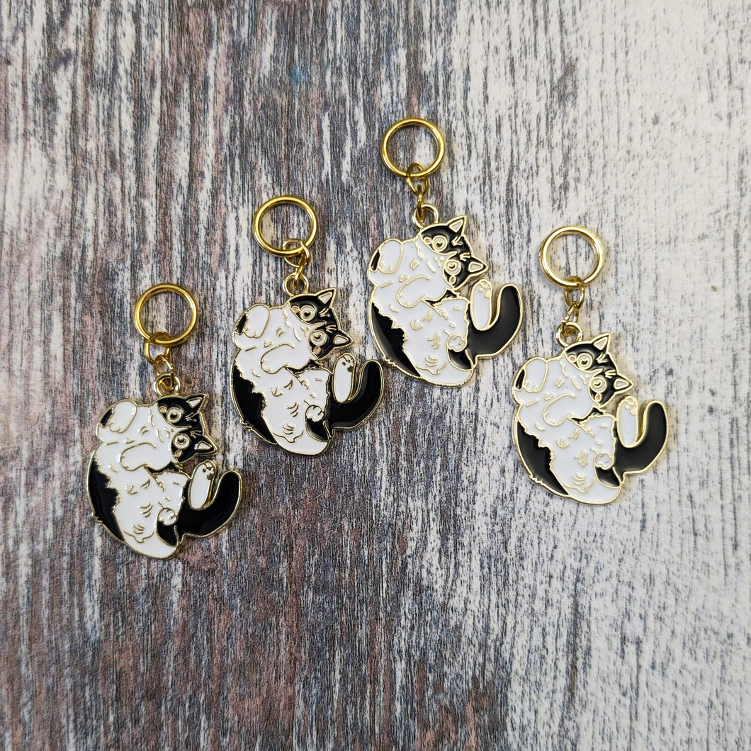 No thoughts just floof stitchmarkers