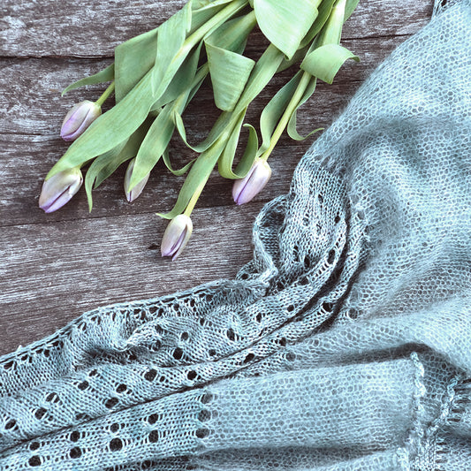 One Hundred Words For Rain shawl kit