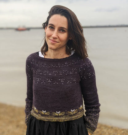 In The Night sweater - printed pattern