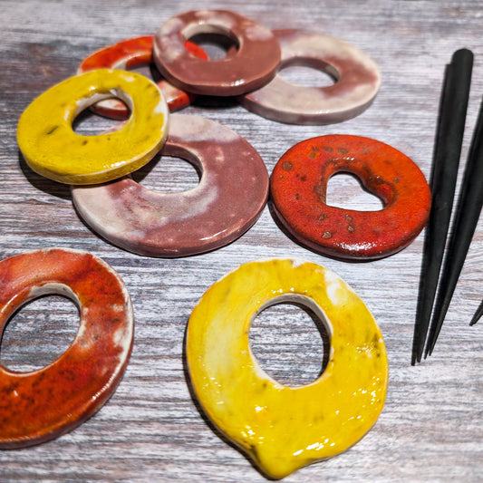 Ceramic shawl pin - lucky dip