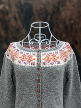 Load image into Gallery viewer, Cats x Shetland cardigan - printed pattern
