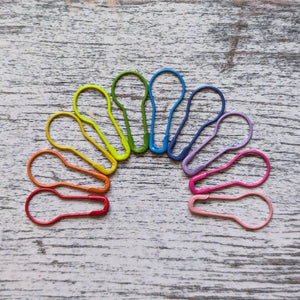 Rainbow bulb pins