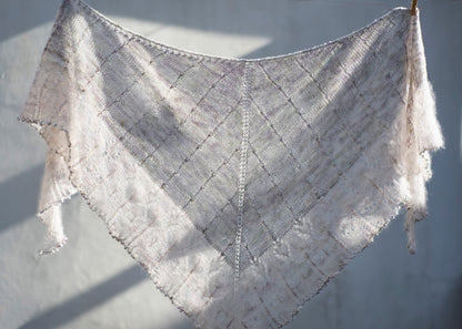 Twig and Bud shawl - printed pattern