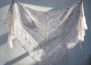 Twig and Bud shawl - printed pattern