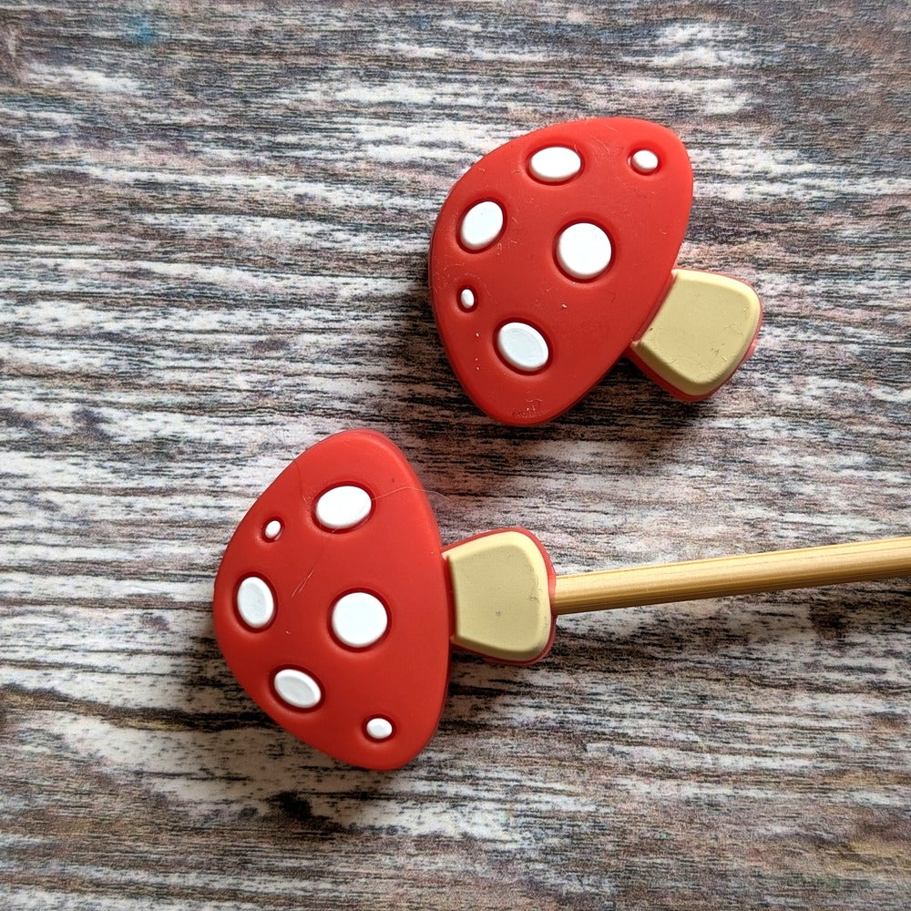 mushroom needle topper