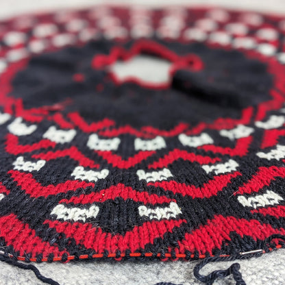 White Cats in the Black Lodge sweater - printed pattern