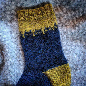 Simpler Sinister Catsock - printed pattern