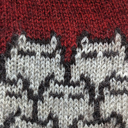 Sinister Catsock - printed pattern