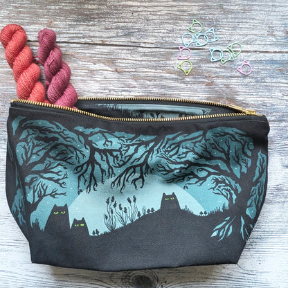 Spooky cats project bag