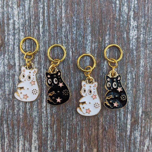 Starstruck kitties stitchmarkers