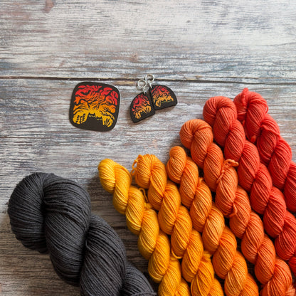 The Spooky Woods ultimate knitting kit
