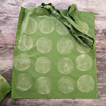 Load image into Gallery viewer, Hand printed yarn totes
