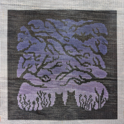 The Spooky Woods needlepoint kit