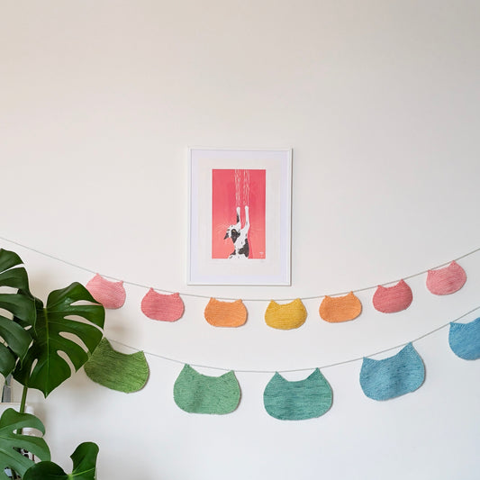 Cat Bunting - pattern download