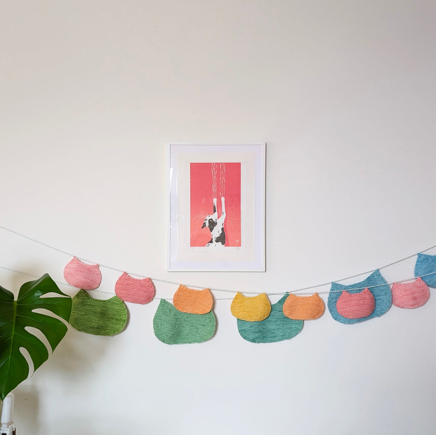 Cat Bunting - pattern download