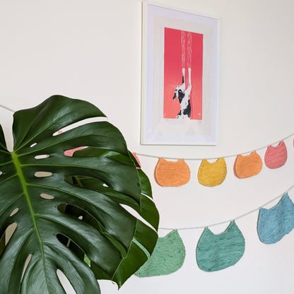 Cat Bunting - pattern download