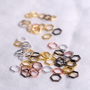 Hexagon simple stitchmarkers