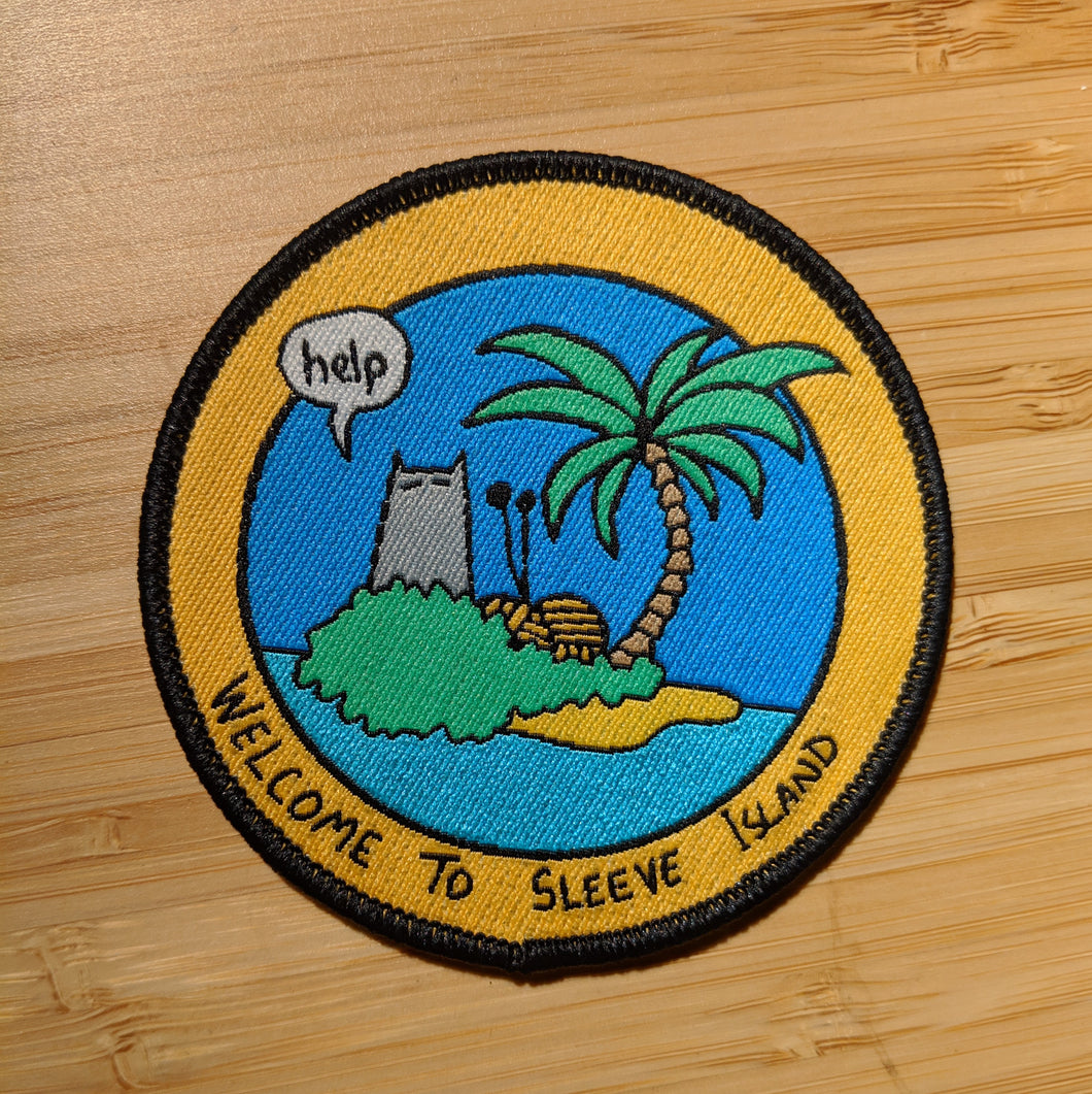 Welcome to Sleeve Island patch