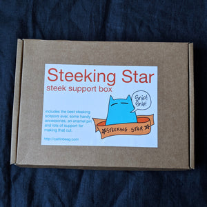 Steek support box