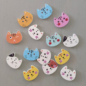 Mixed catfaces button pack
