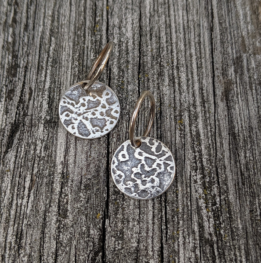 Blossom silver stitchmarker