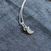 Load image into Gallery viewer, Tiny moon pendant
