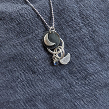 Load image into Gallery viewer, Moon stitchmarker pendant
