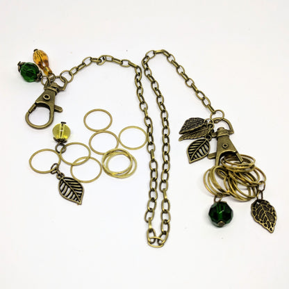 Deep In The Woods - keeper chain & stitchmarker set