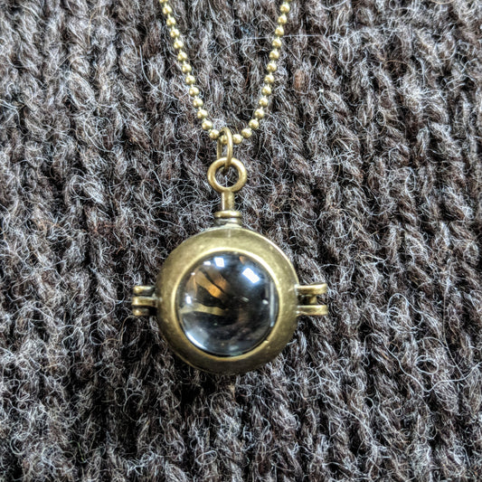 Diving bell stitchmarker pendant