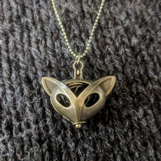 Fox stitchmarker pendant