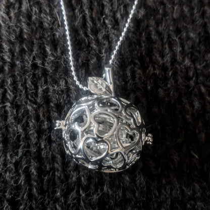 Apple stitchmarker pendant