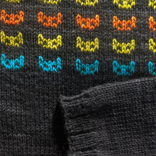 Load image into Gallery viewer, Spacecat Invaders sweater - printed pattern
