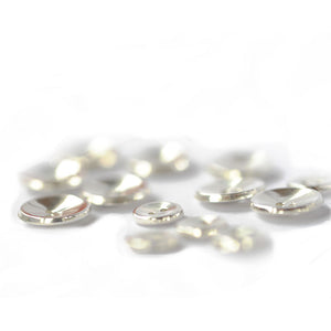 Medium silver buttons