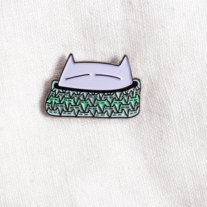 Cats in knitwear - Cat Knits - enamel pins