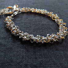 Load image into Gallery viewer, Waterfall stitchmarker bracelet
