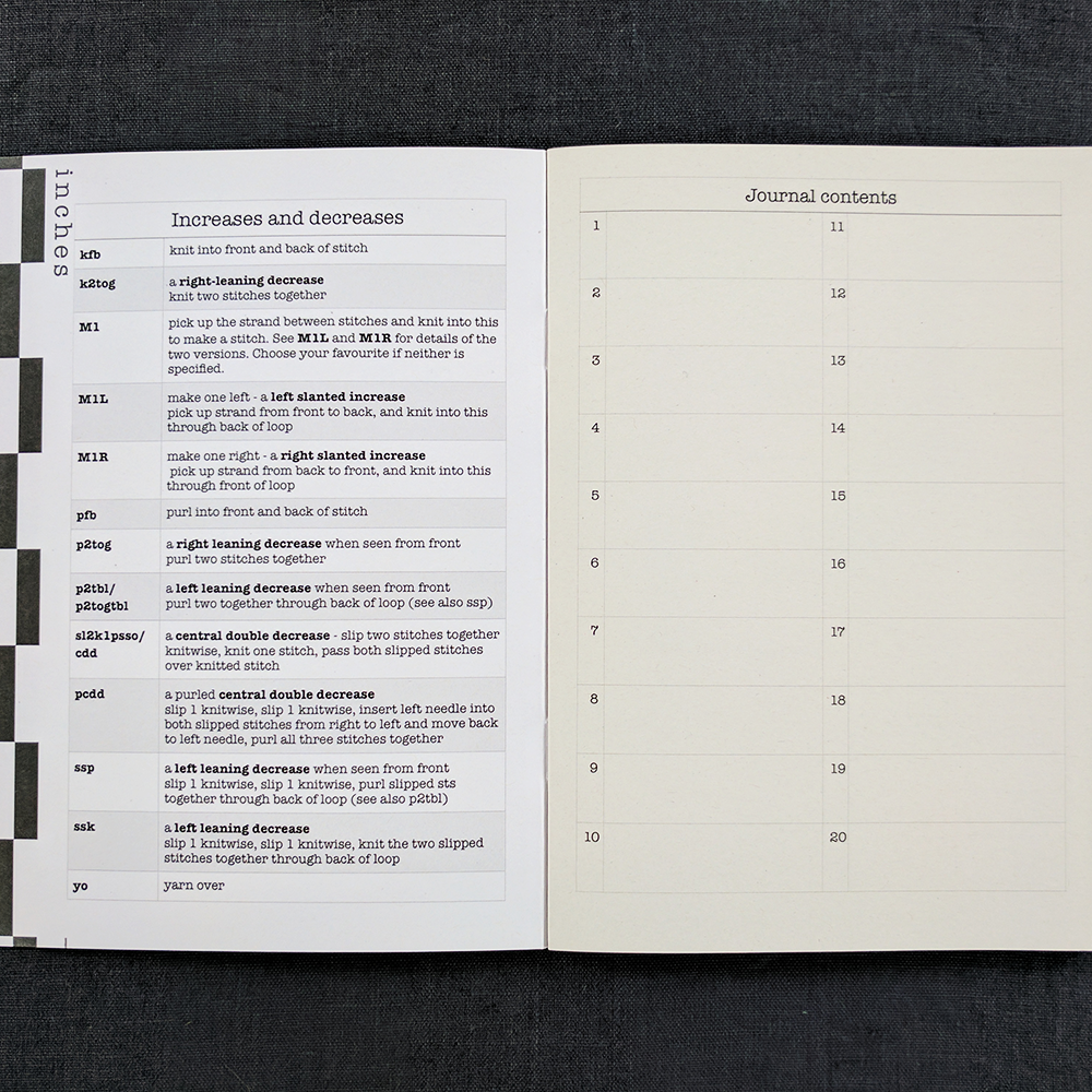 Knitter's Journal