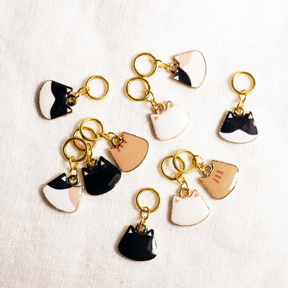 Minimal cat stitchmarkers