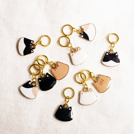 Minimal cat stitchmarkers