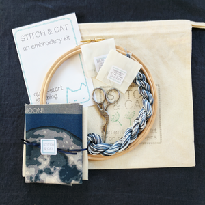 'Hello, the Moon!' embroidery kit