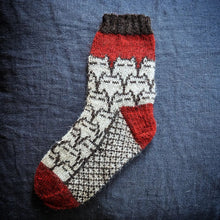 Load image into Gallery viewer, Sinister Catsock pattern - download
