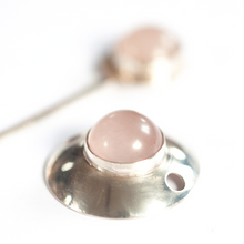 Load image into Gallery viewer, Rose Quartz shawl pin
