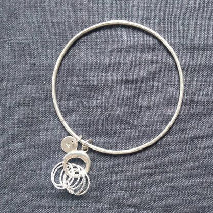 Slim stitchmarker bangle